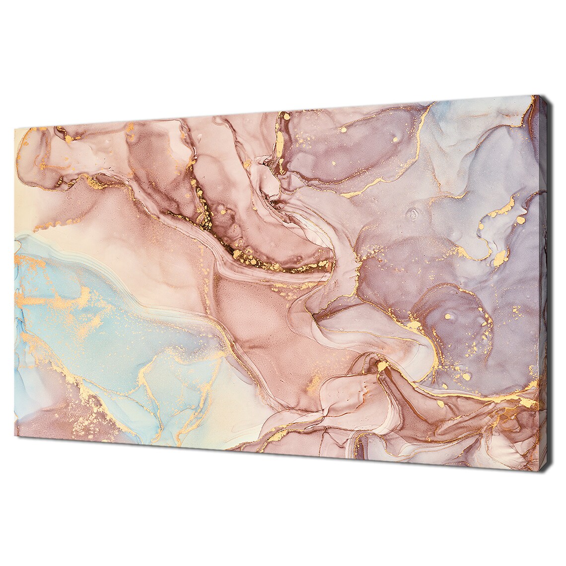 Onyx Marble Gemstone Abstract Fluid Art Print