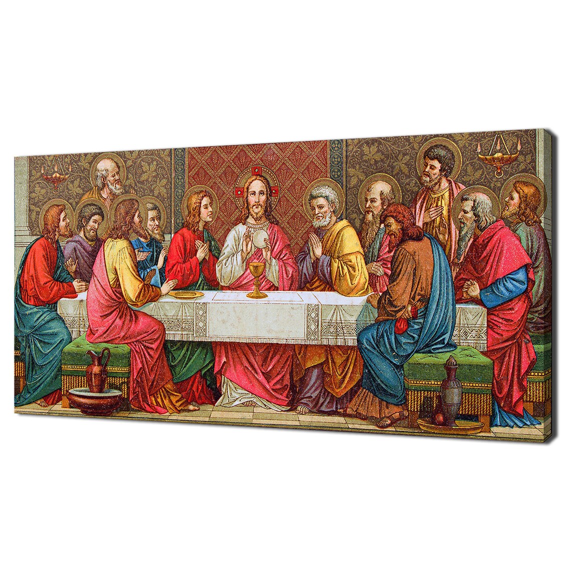 Last Supper Of Christ, Modern Religious Art Print