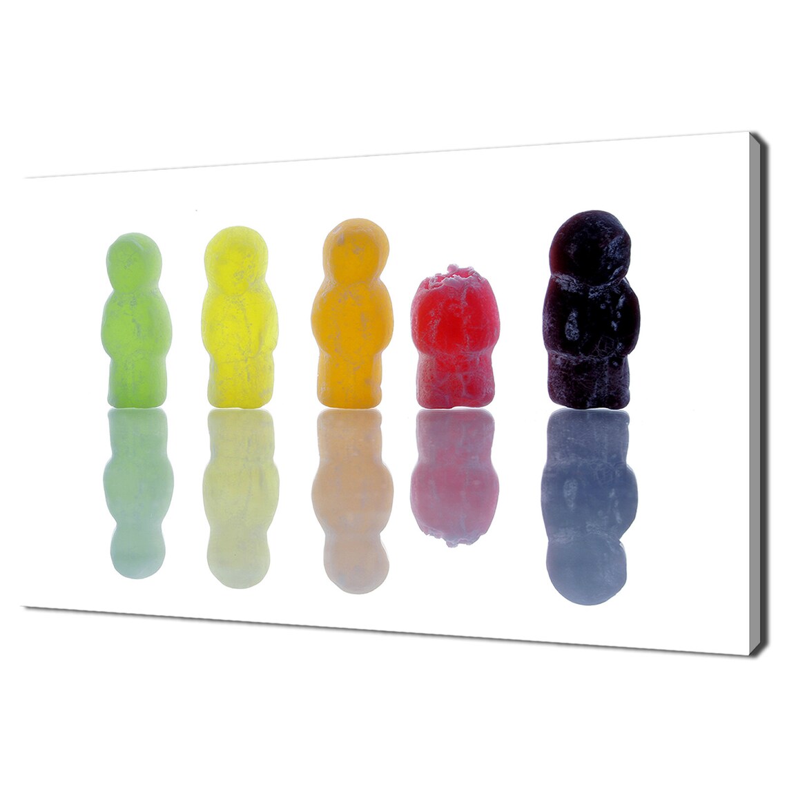 Funky Colourful Headless Jelly Babies, Kitchen Art Print