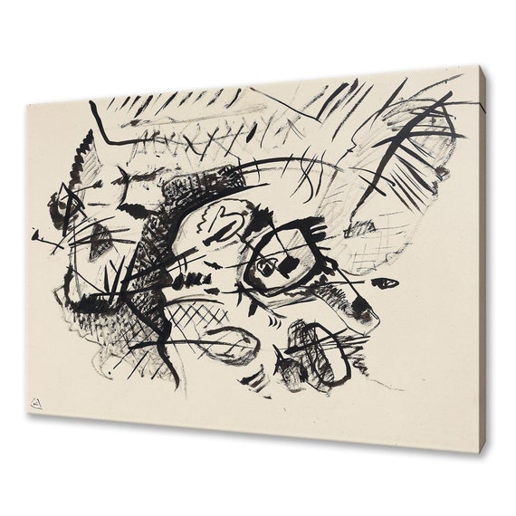 Wassily Kandinsky Draft For Composition Vii Ii 1913 Classic Design Abstract Decor Reproduction Print Wall Art