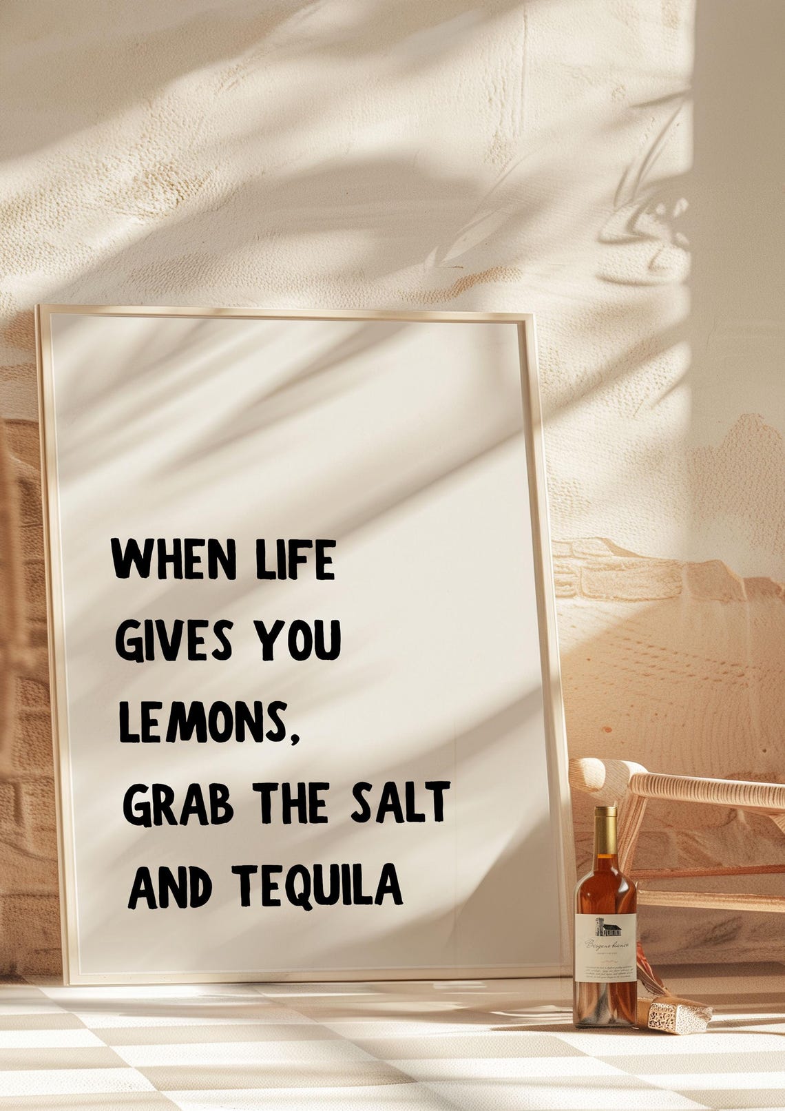 Funny When Life Gives You Lemons Grab Salt And Tequila Print - Image 4