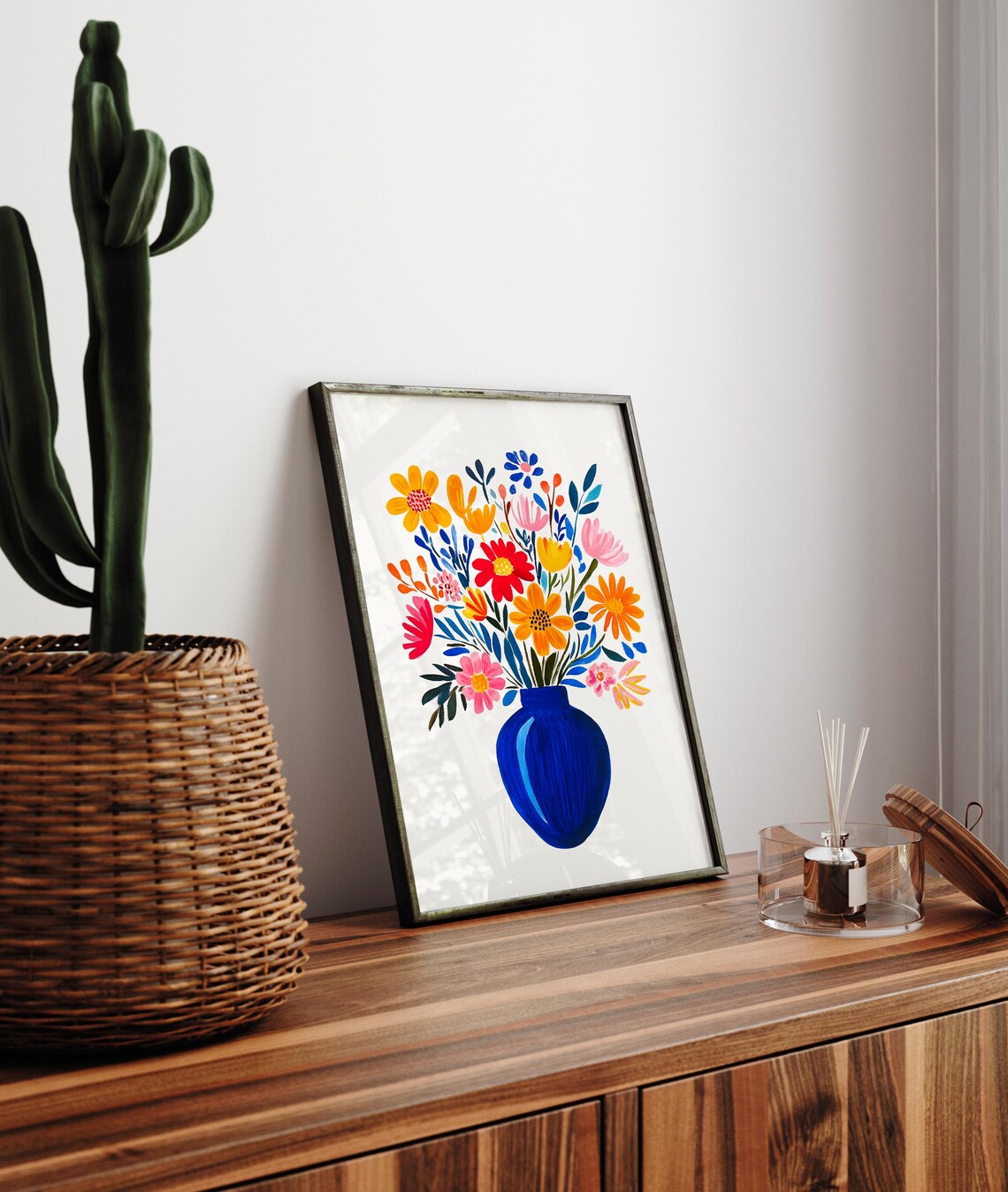 Flower Market Matisse-Inspired Retro Poster - Image 3