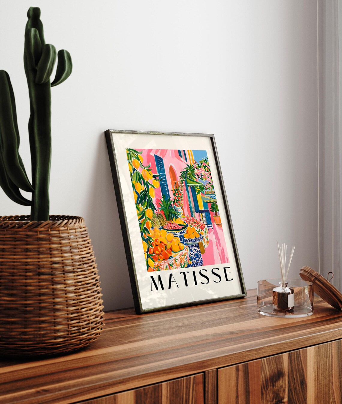 Dopamine Decor Spanish Wall Art Framers Market Poster Fruit Art Matisse Print - Image 3
