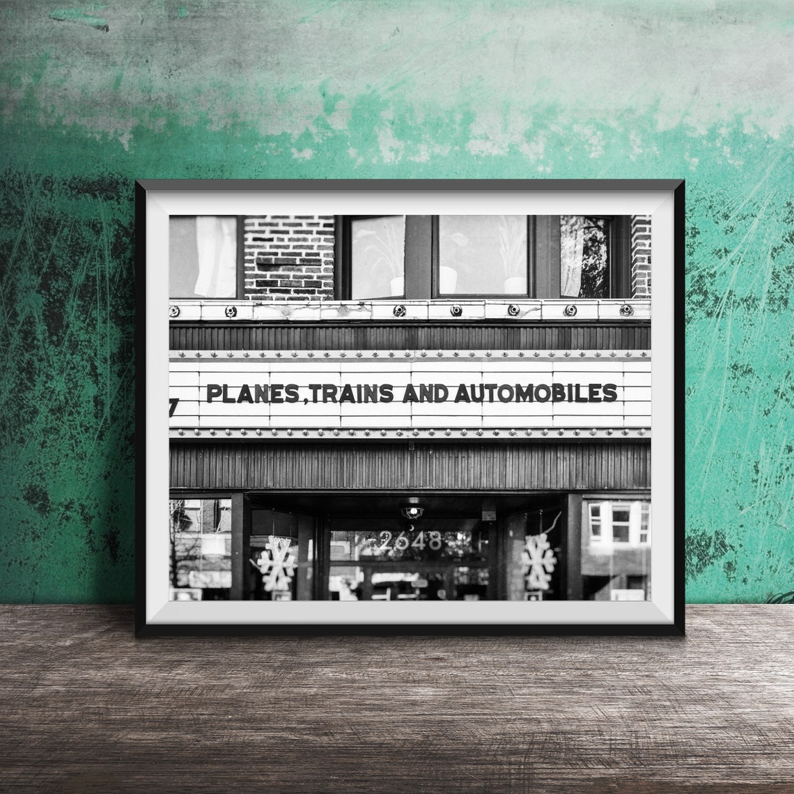 Planes Trains And Automobiles Movie Sign Vintage Theater Sign Art Unframed Photography Photo Print Vintage Theatre Funny Comedy - Image 2