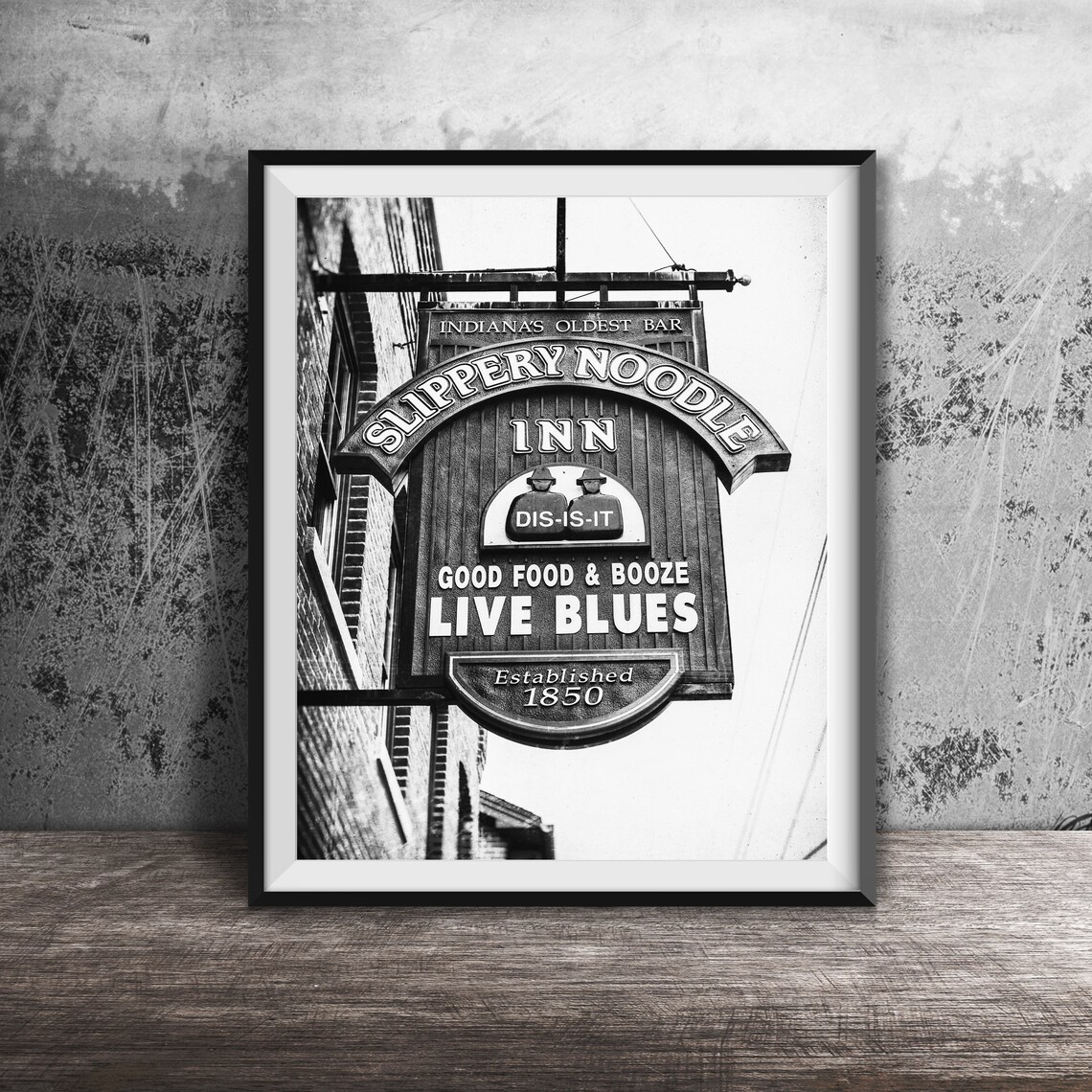 Slippery Noodle Inn Indianapolis Neon Sign Art Print - Image 2