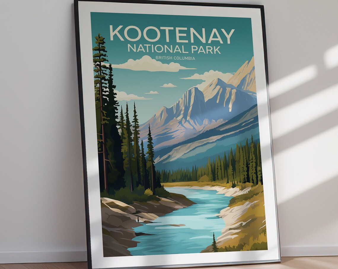 Kootenay Traditional National Park Travel Poster - Image 3