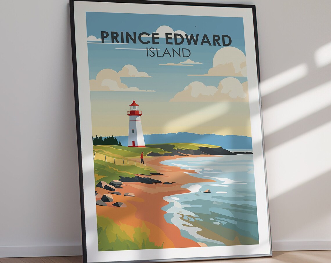Prince Edward Island Travel Poster, Canada Art Print - Image 2