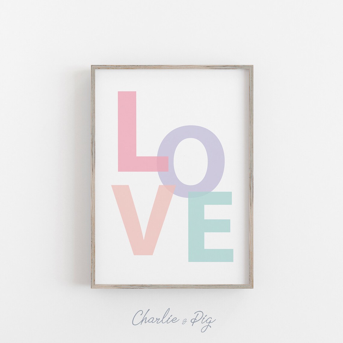 Love Wall Decor Inspirational Nursery Decor Print - Image 3