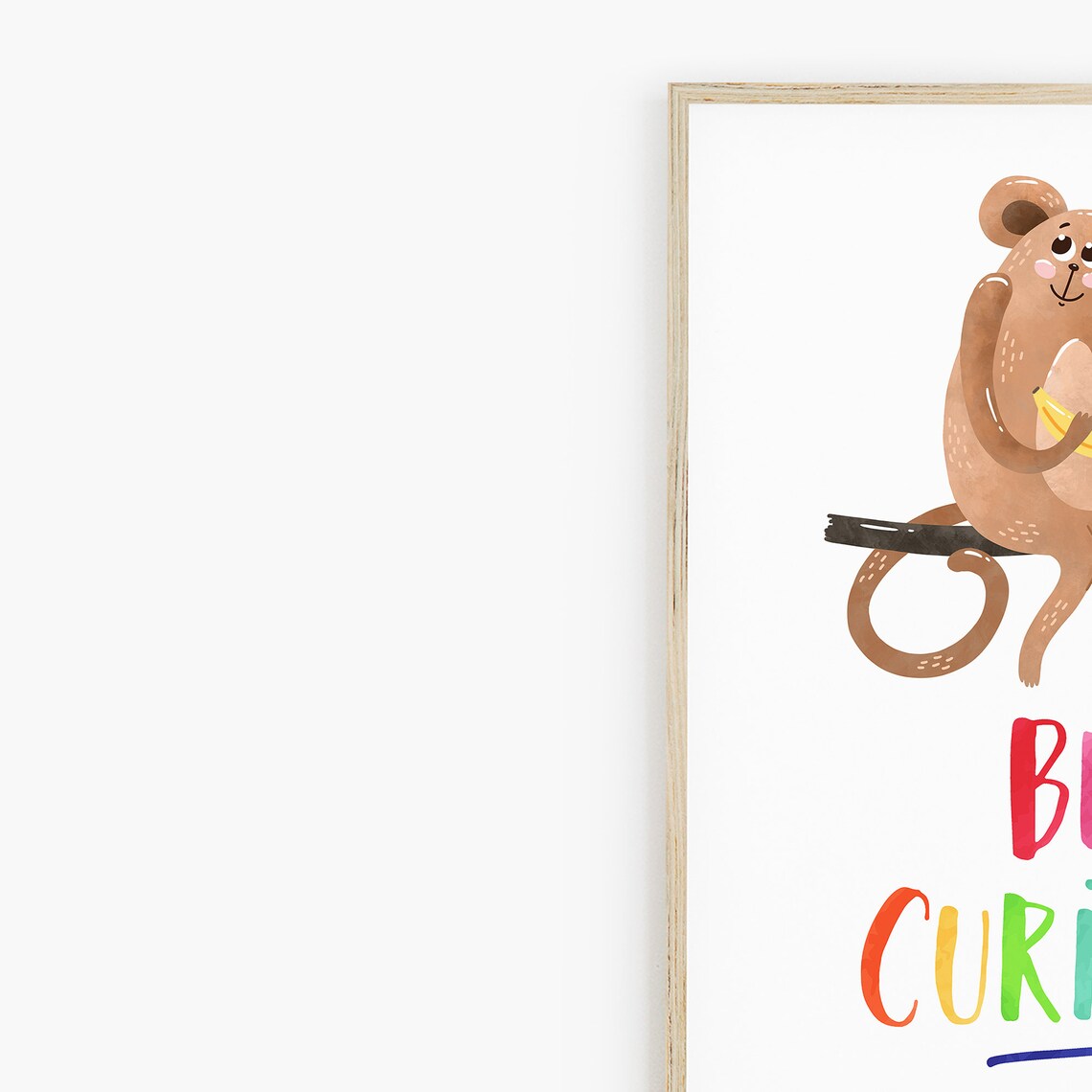 Be Curious Animal Print, Classroom Decor Poster - Image 3