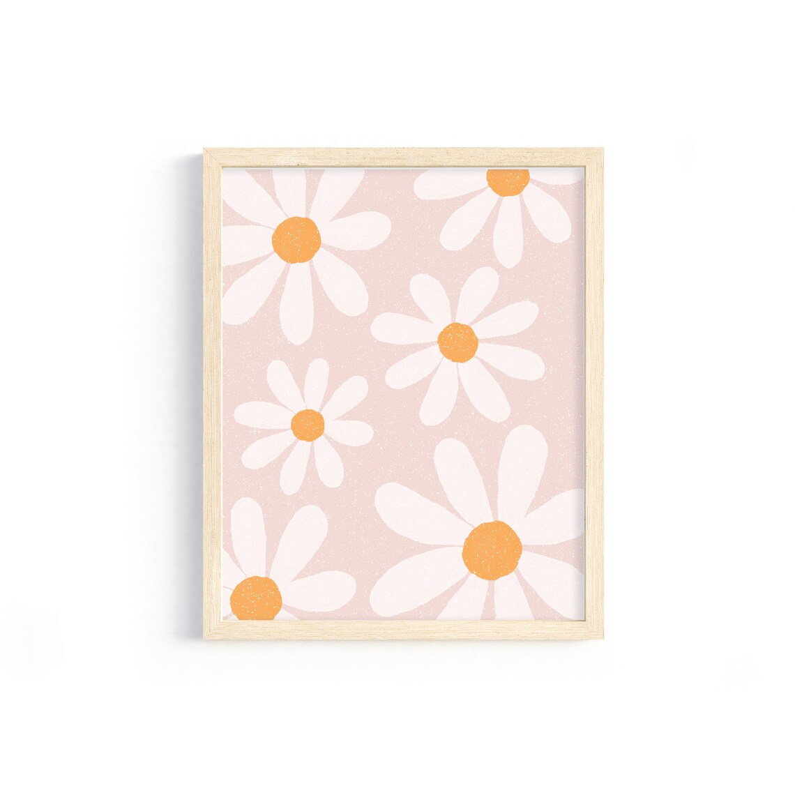 Daisy Boho Nursery Wall Art, Spring Flower Poster - Image 3