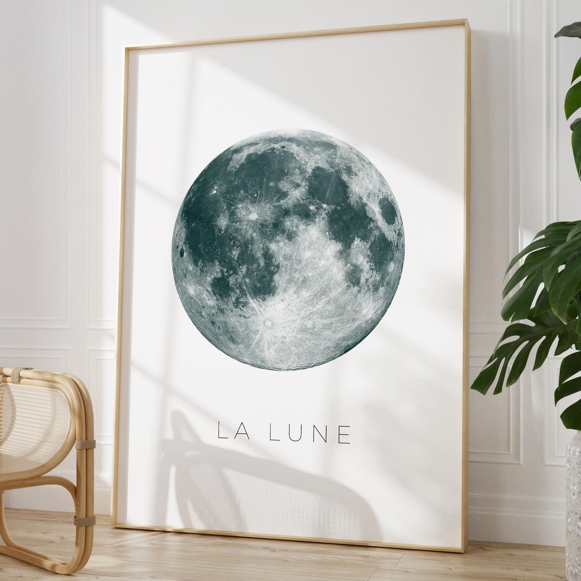 La Lune Moon Phases Celestial Art Print