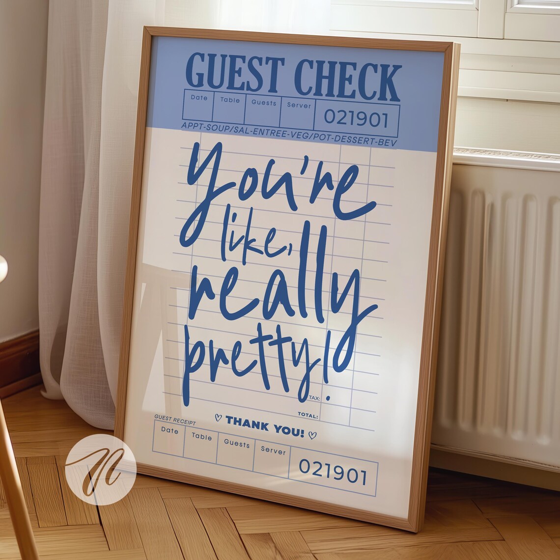 Youre Like Really Pretty Coastal Cowgirl Wall Art Print