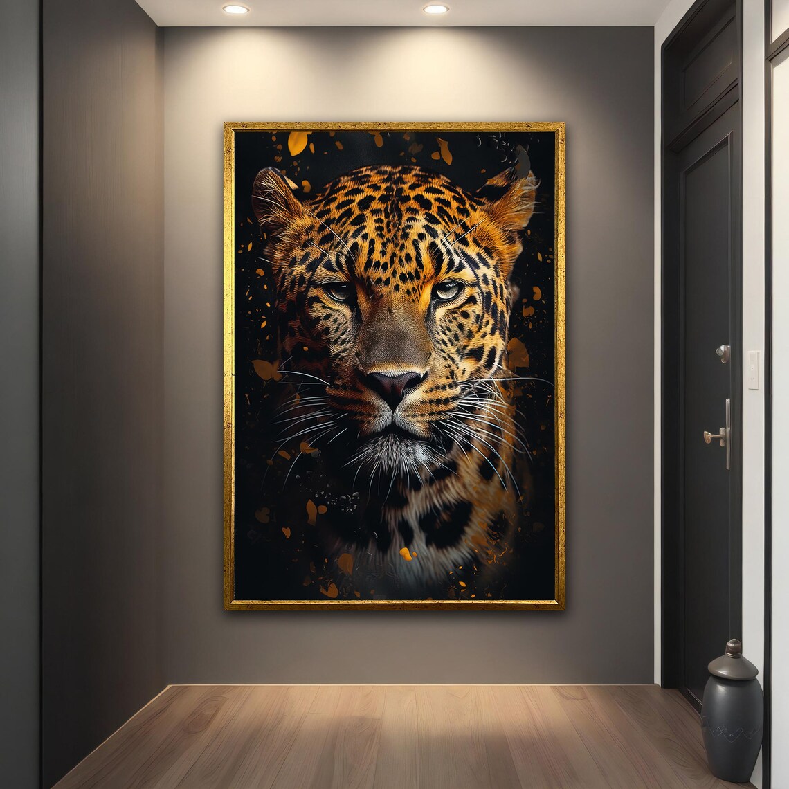 Leopard Print Leopard Wall Art, Wild Animal Decor - Image 3