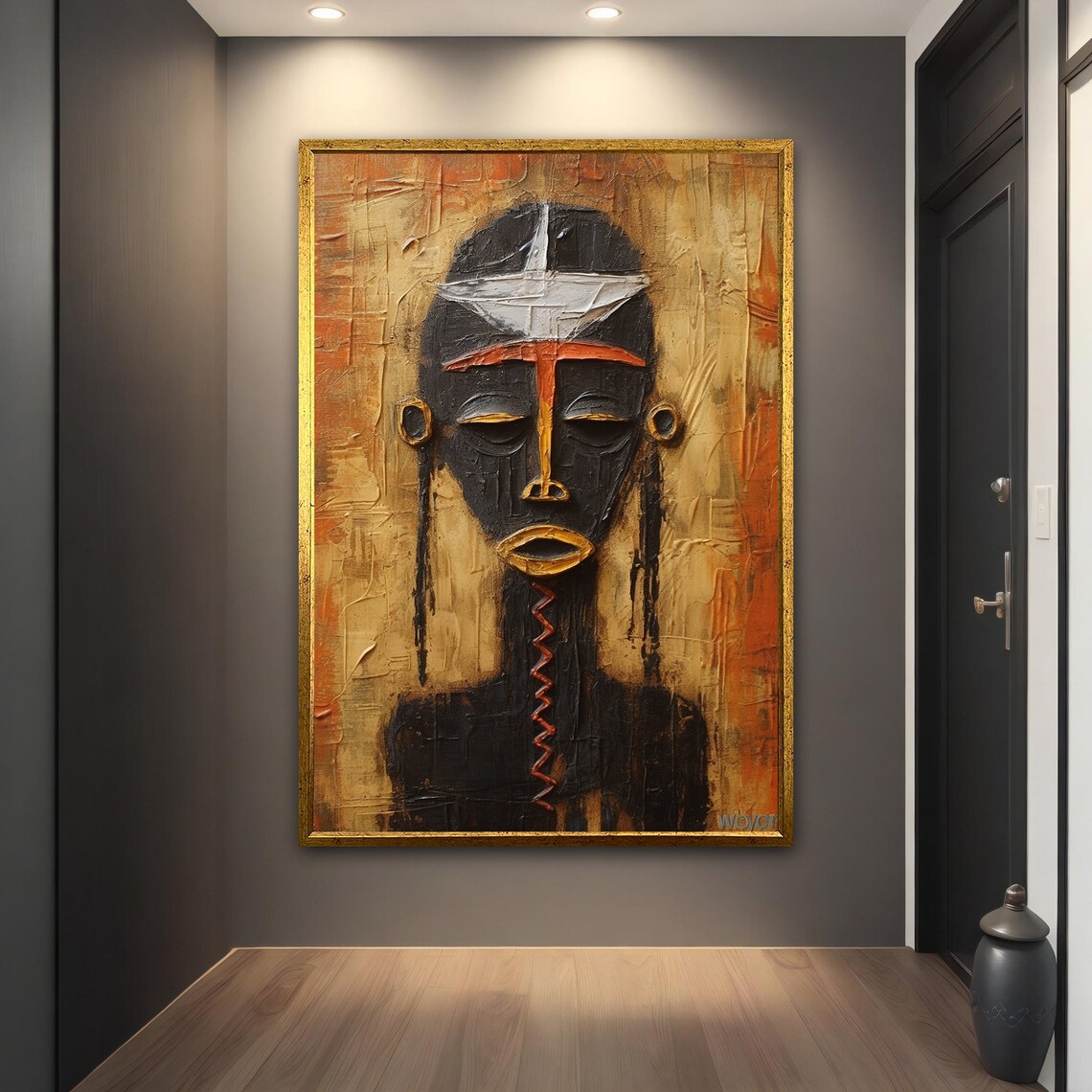 Ethnic Wall Art Ethnic Wall Decor African Wall Art African Print Ethnic Ethnic Painting Print - Image 5
