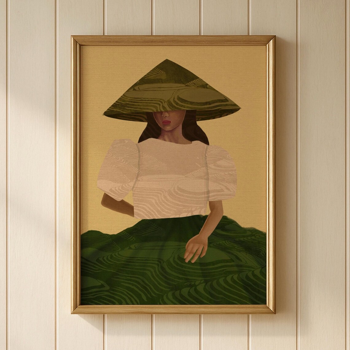 Philippines Rice Terraces Travel Poster, Filipino Heritage