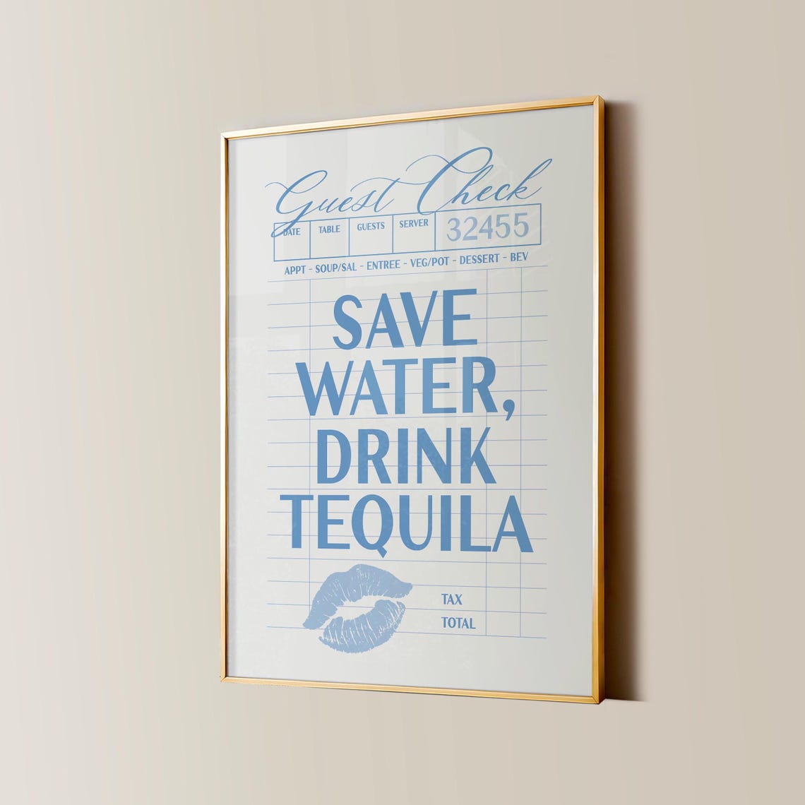 Bar Cart Tequila Vintage Drinks Poster - Image 2