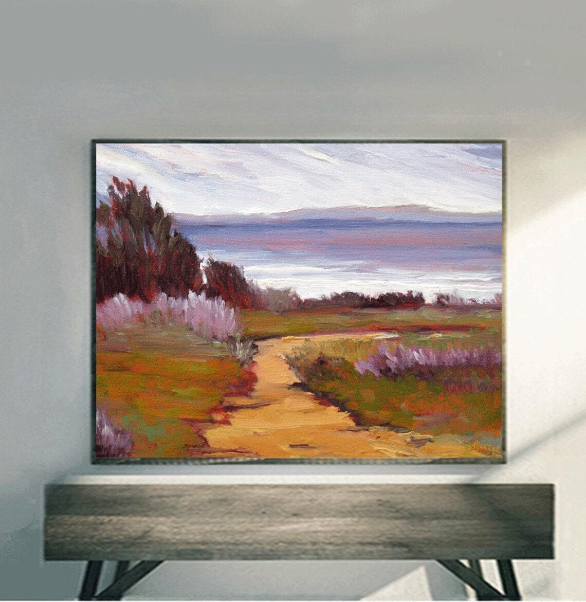 Ocean and Beach Art Print, Coastal Wall Decor