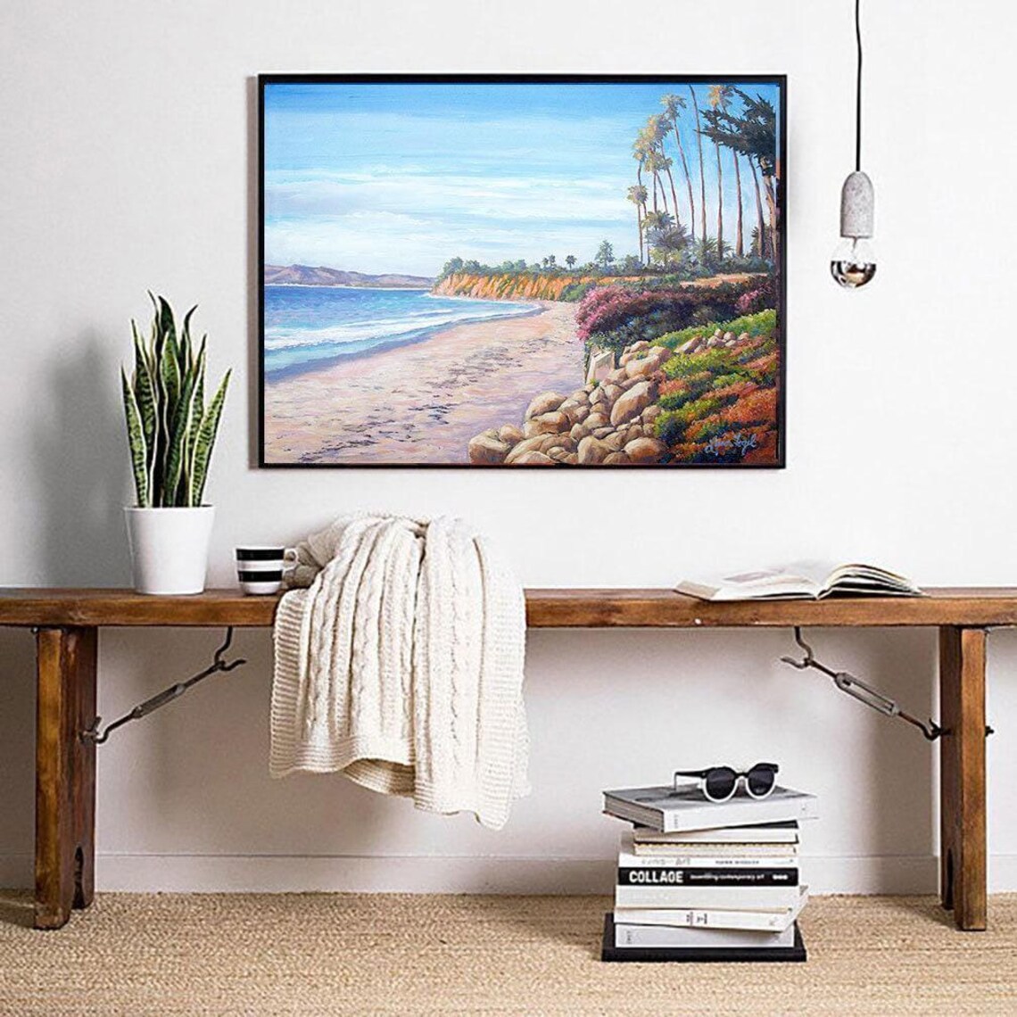 Butterfly Beach Santa Barbara, Montecito Art Print - Image 2