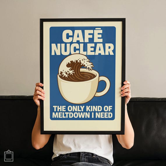 Printed Coffee Poster Funny Artful Wall Print Modernism Typography Art Homely Room Decor Giftful For Caffeine Lovers No 55