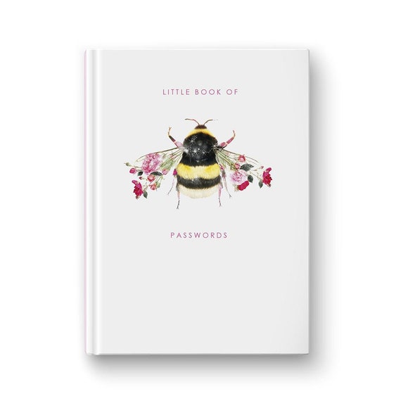 Bee Password Book, Insect Journal