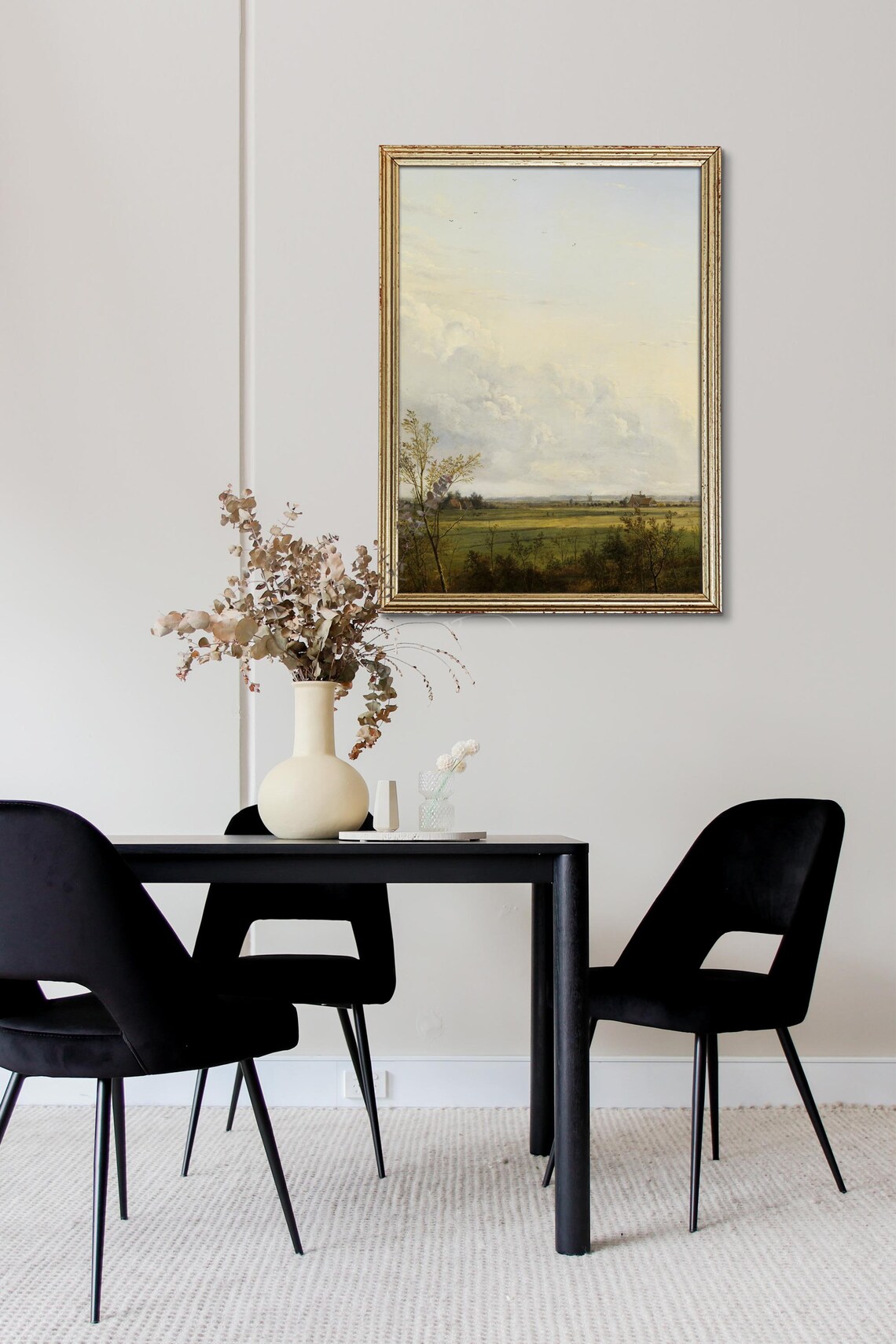 Cloud Painting Print, Vintage Landscape Poster - Image 2