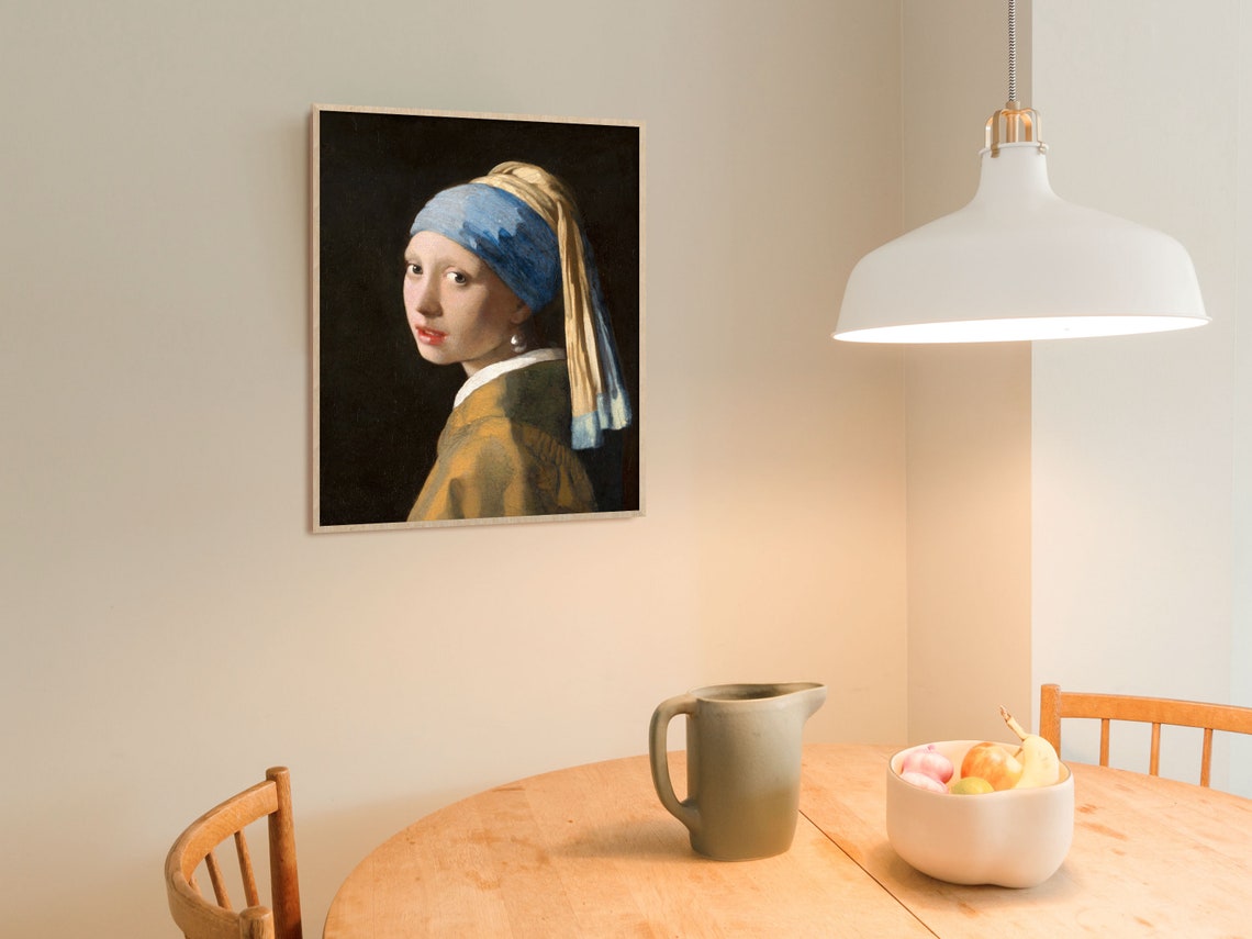 Girl With a Pearl Earring, Johannes Vermeer Art Print - Image 2