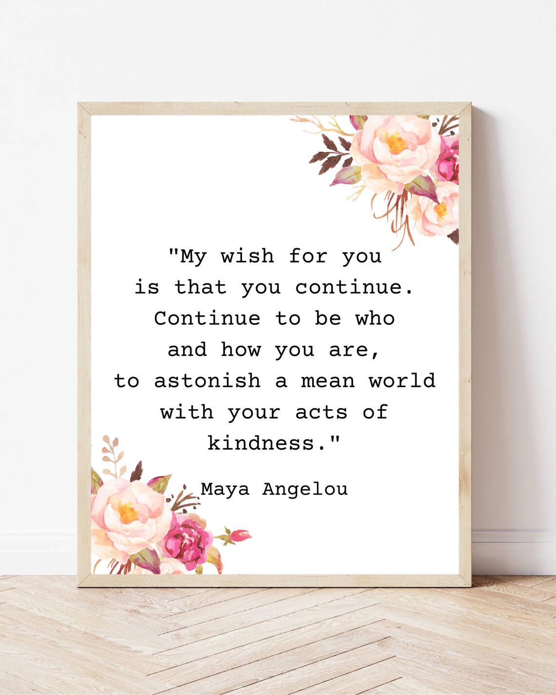 Maya Angelou Quote Print, Inspirational Art Poster - Image 2