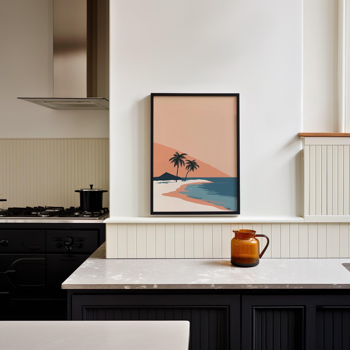 Peachy Paradise - Minimalist Travel Poster - Image 5