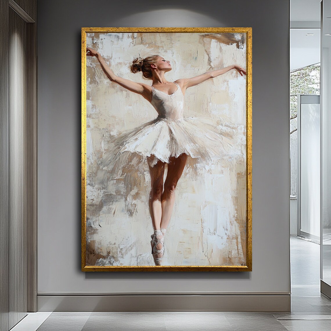 Abstract Ballerina Art Print, Elegant Dance Decor - Image 4