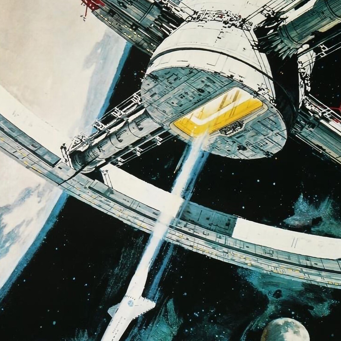 2001 A Space Odyssey Stanley Kubrick Japanese Movie Poster Sci Fi Art - Image 2