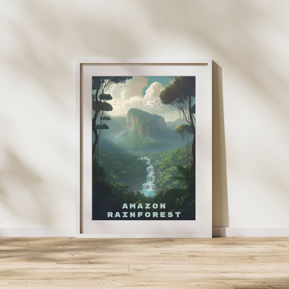 Amazon Rainforest Travel Poster, Brazil Living Room - Image 3