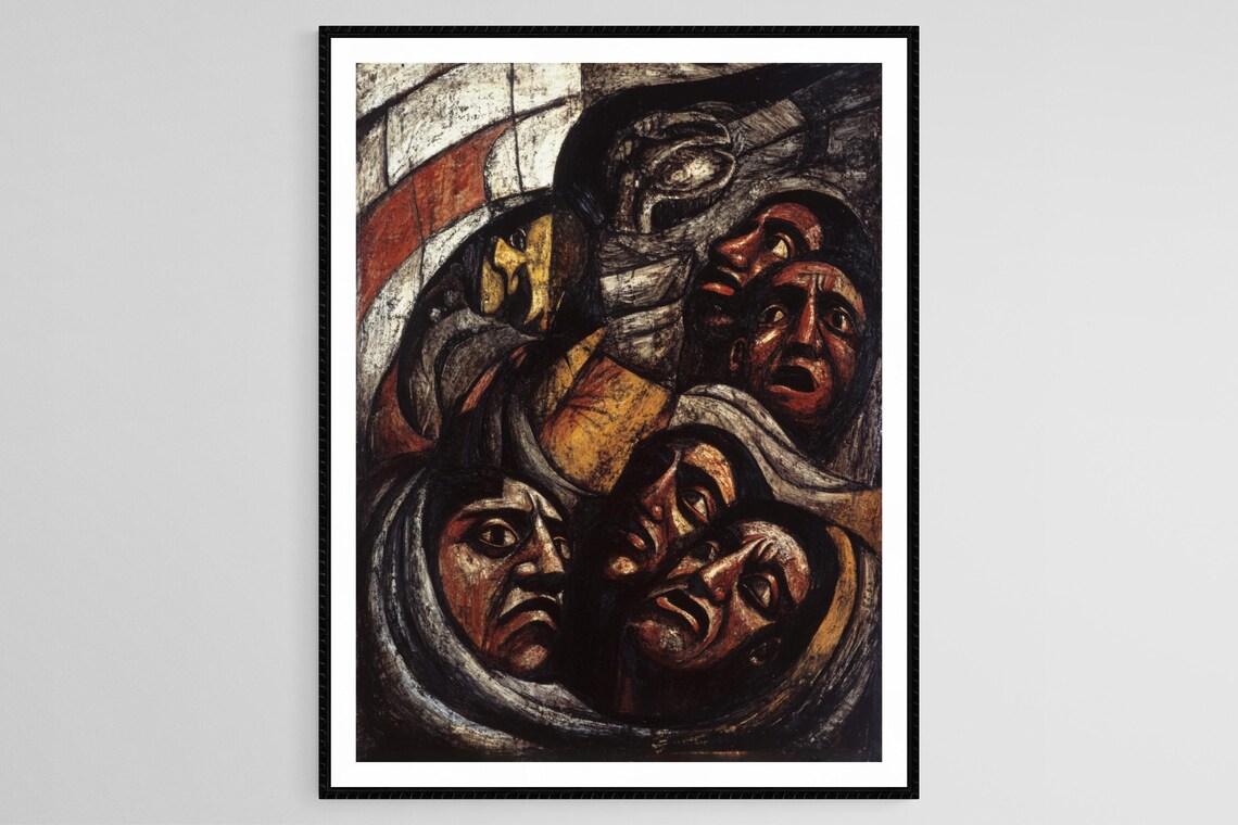 Birth Of Fascism Mexican Mural Art Print