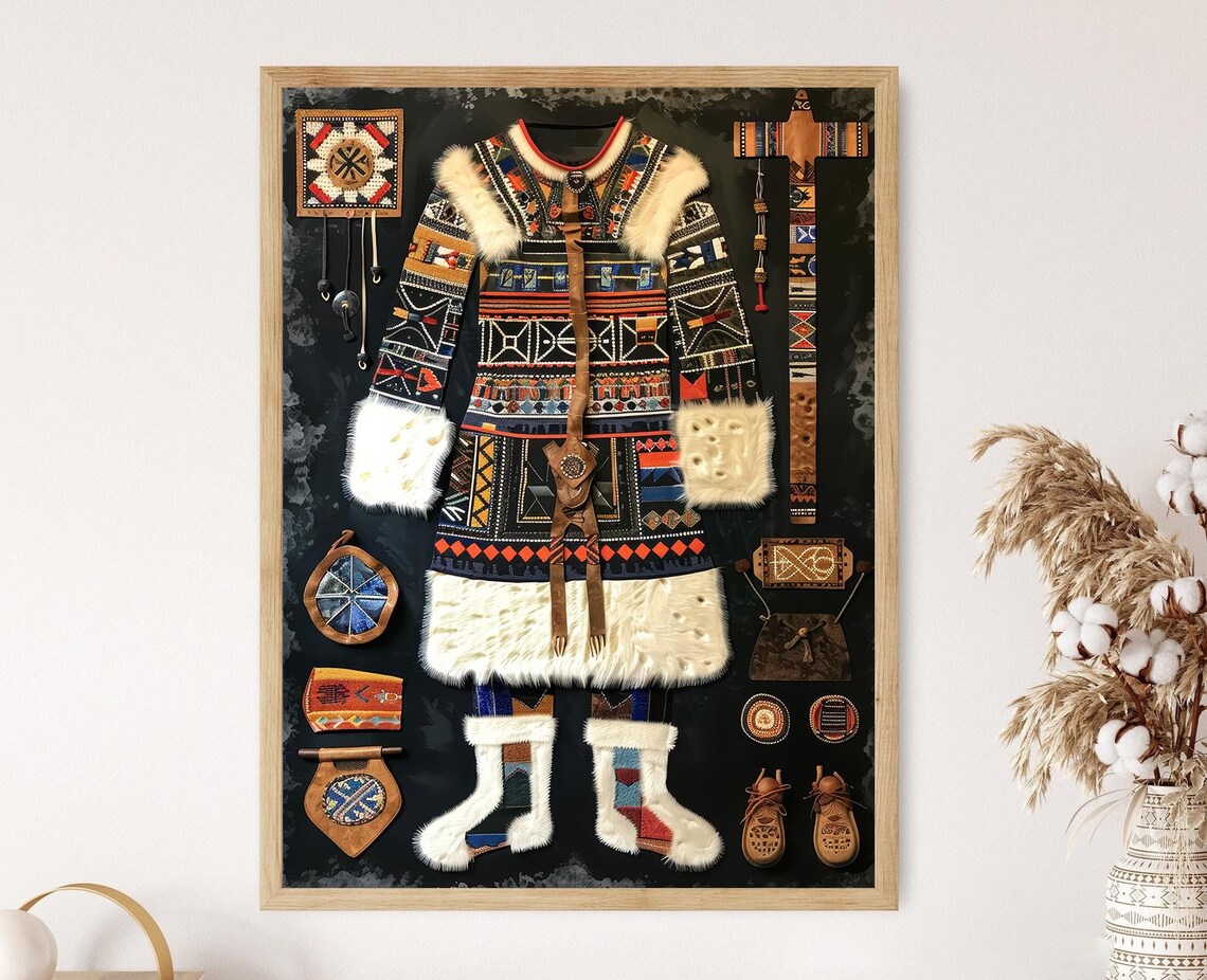 Indigenous Inuit Traditions Arctic Heritage Art Print
