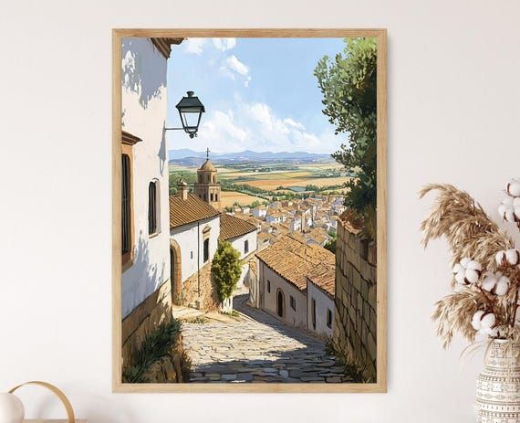 Ubeda Town Art Print Renaissance Architecture And Olive Groves