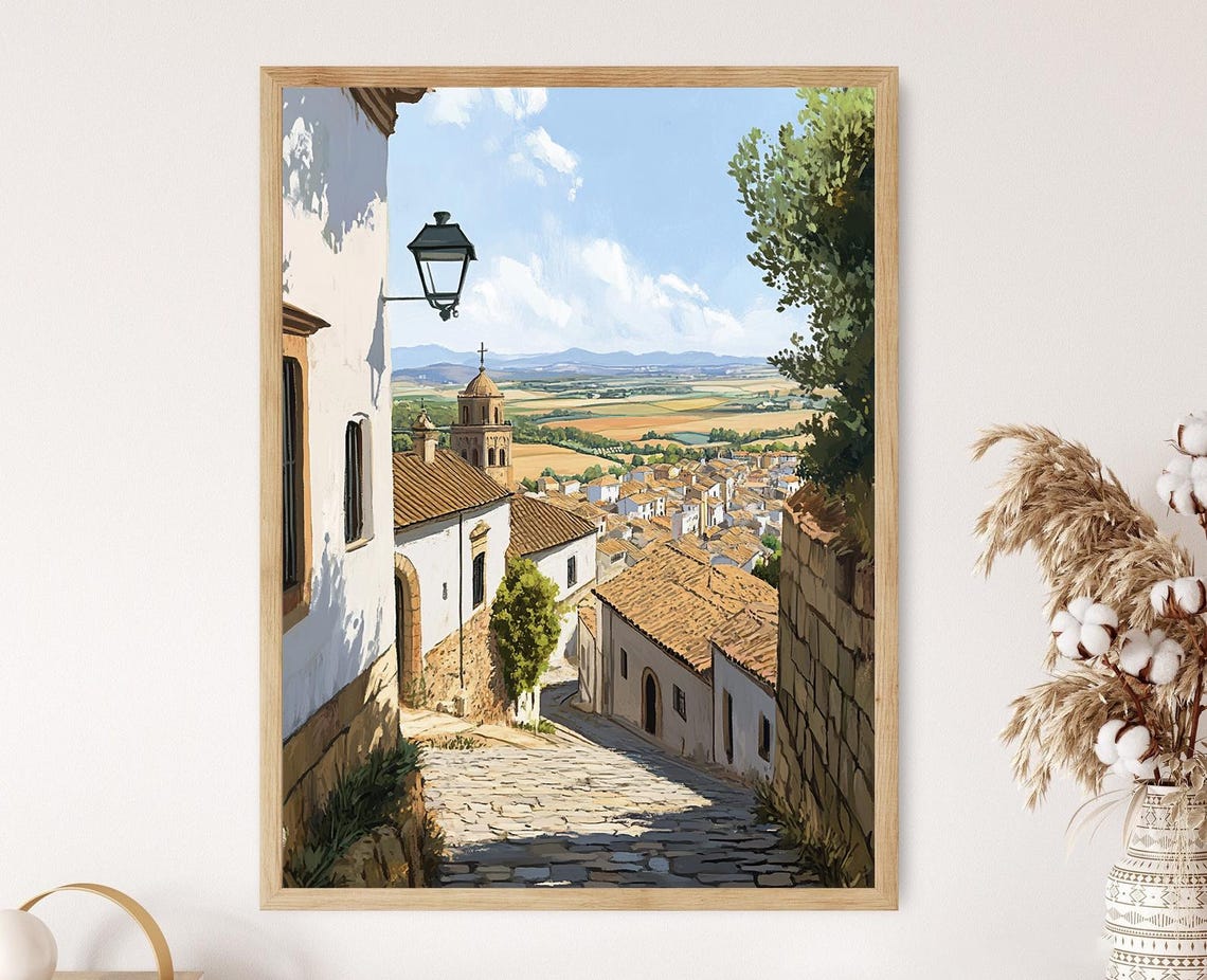 Ubeda Town Art Print Renaissance Architecture And Olive Groves