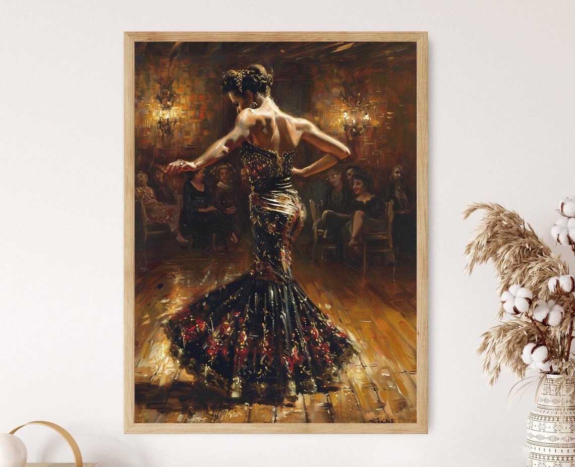 Flamenco Dancer Artwork, Stunning Dance Art Print