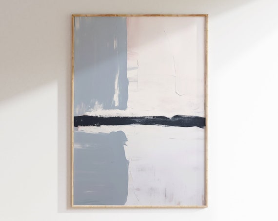 Minimalist Abstract Wall Art Neutral Home Decor Print