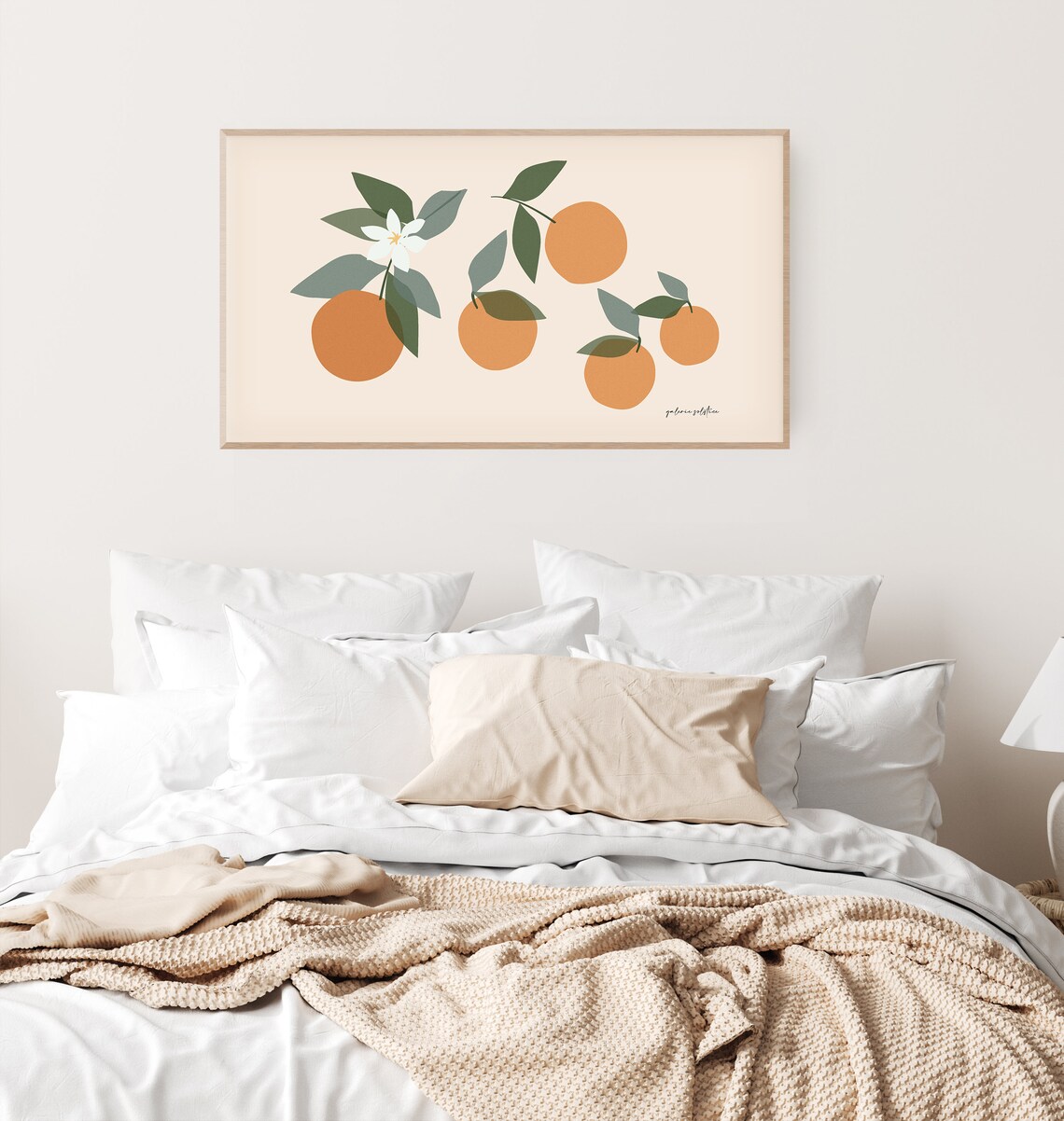 Botanical Fruit Market Abstract Art Print - Image 3