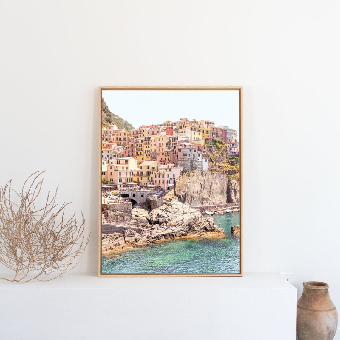 Manarola Colorful Houses Over The Sea Cinque Terre Italy Poster - Image 3