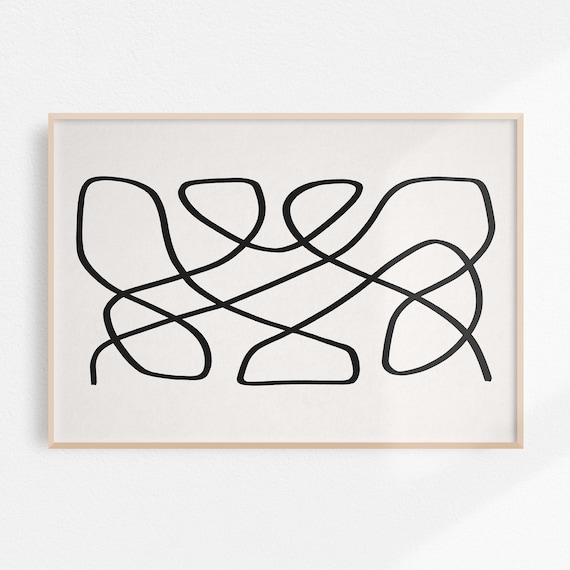 Continuous Line Art Abstract Line Drawing Simple Line Art Horizontal Line Art Abstract Pictures Art