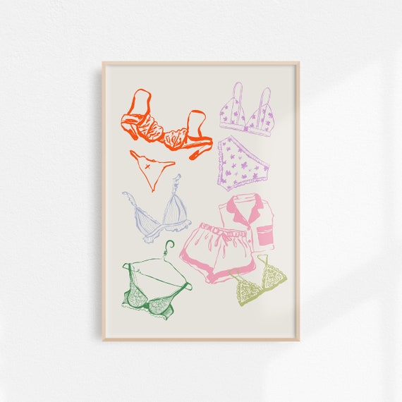 Coquette Laundry Room Decor Poster Art Print