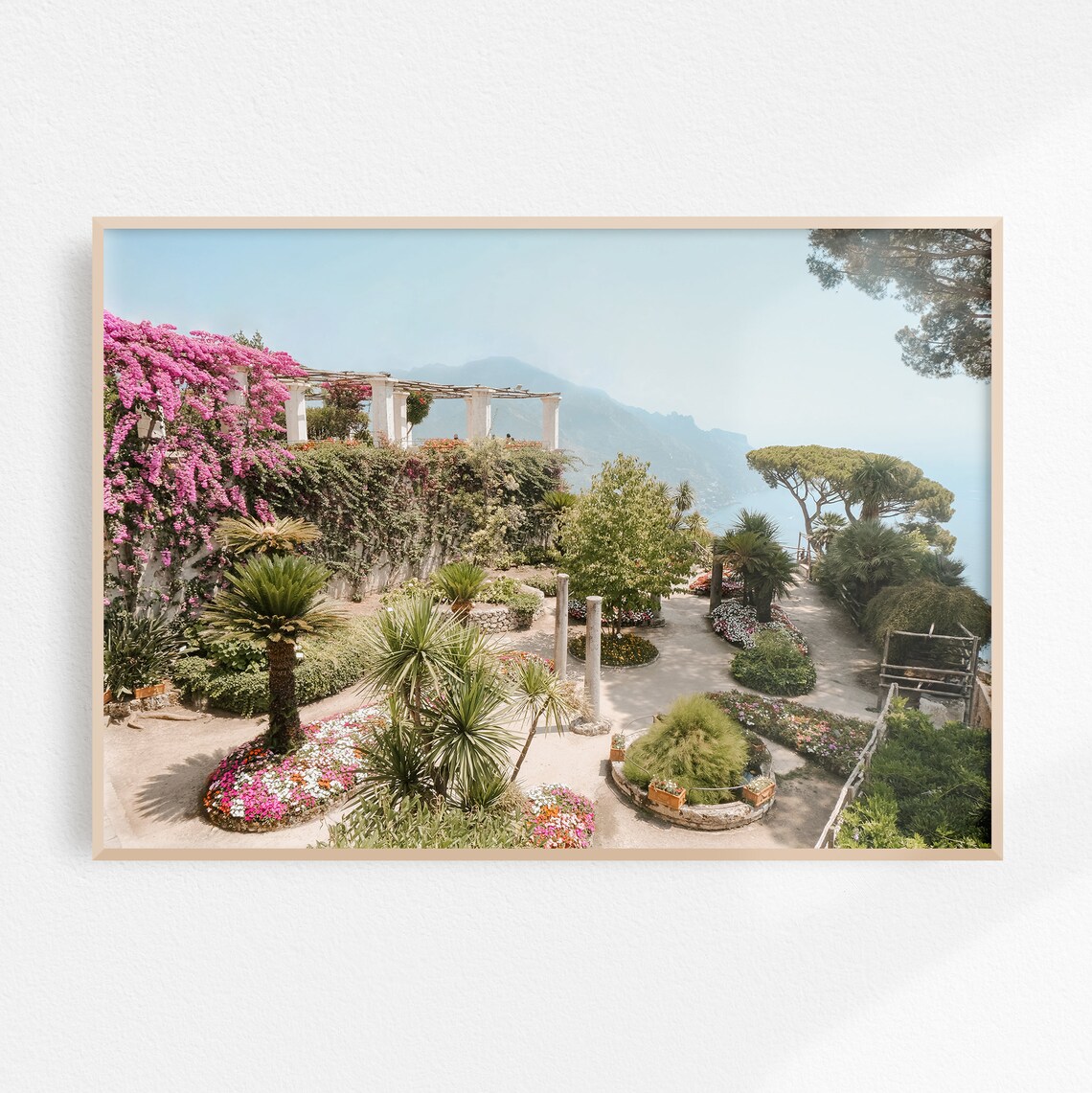 Villa Rufolo Gardens Ravello Amalfi Coast Italy Travel Poster - Image 3