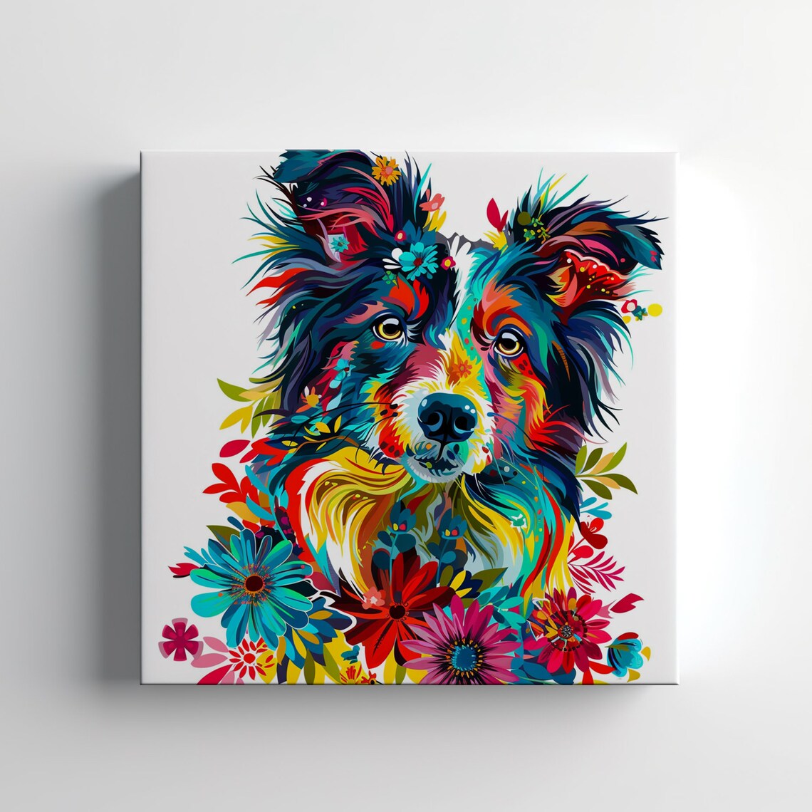 Border Collie Contemporary Art Print for Dog Lovers - Image 3