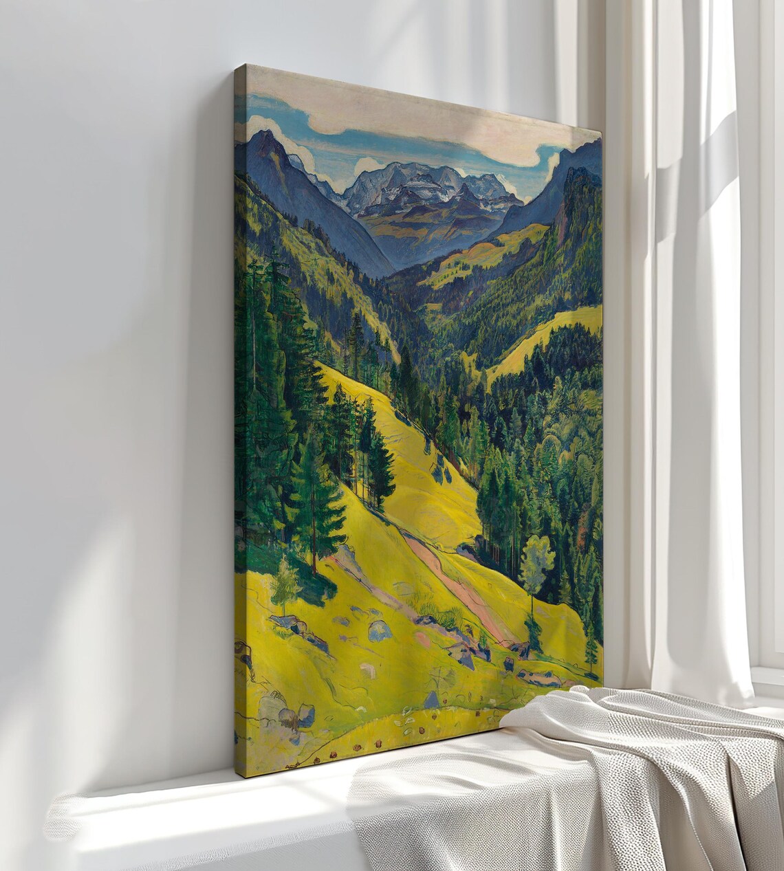 Kien Valley With Bluemlisalp Massif Art Print - Image 3
