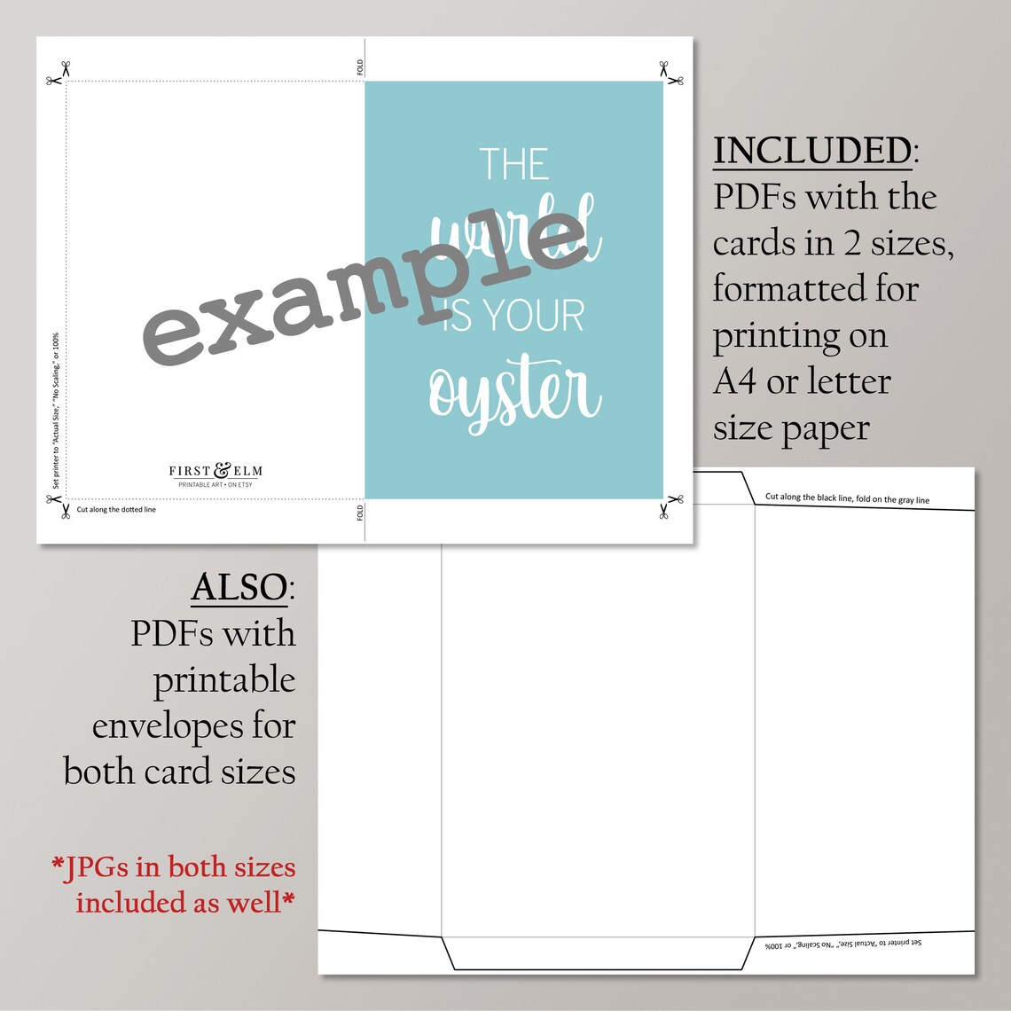 I Love You Alphabet Poster Abcs I Heart U Cute Card For Teacher Instant - Image 2