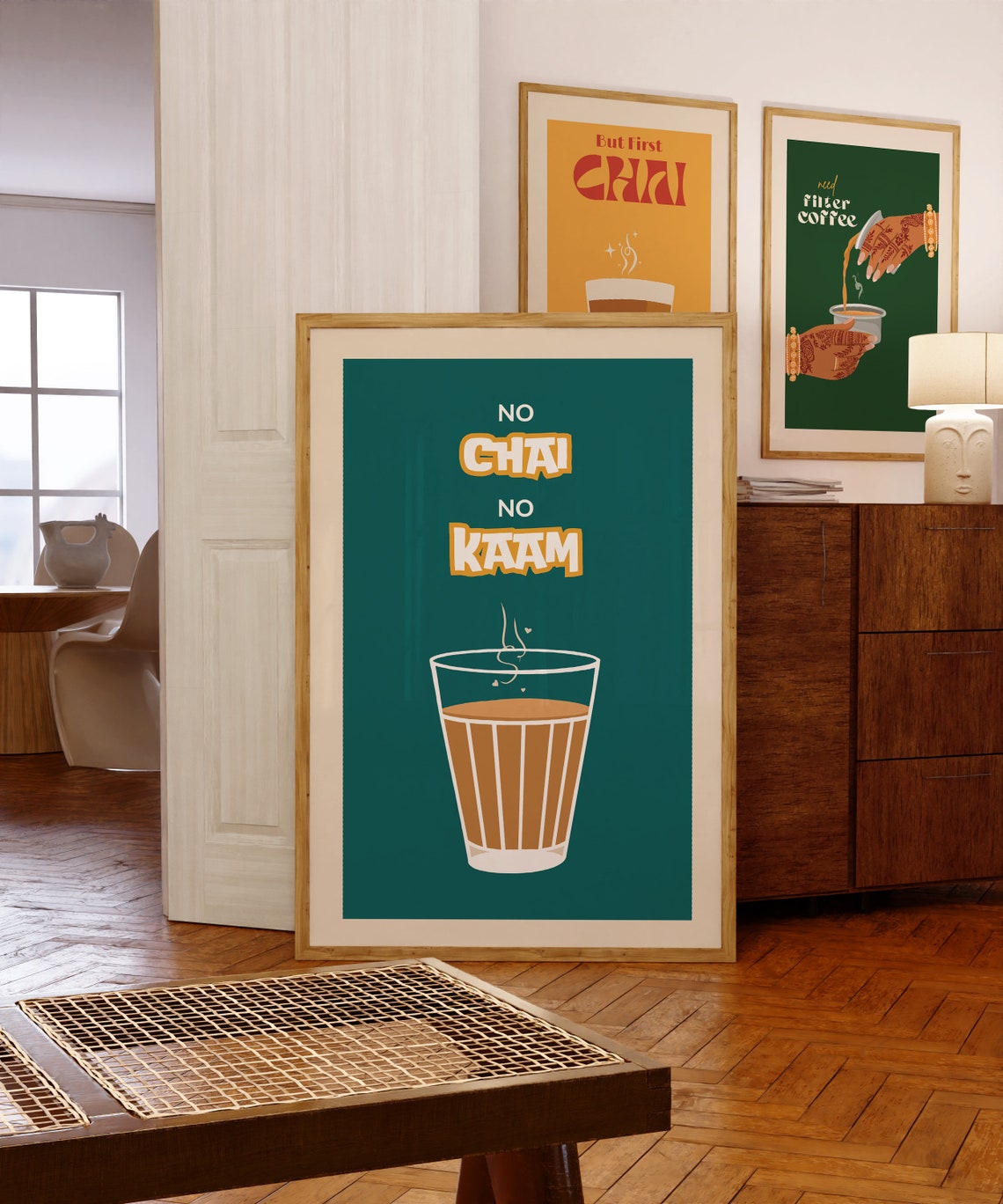 No Chai No Kaam Chai Art, Retro Pop Art - Image 4