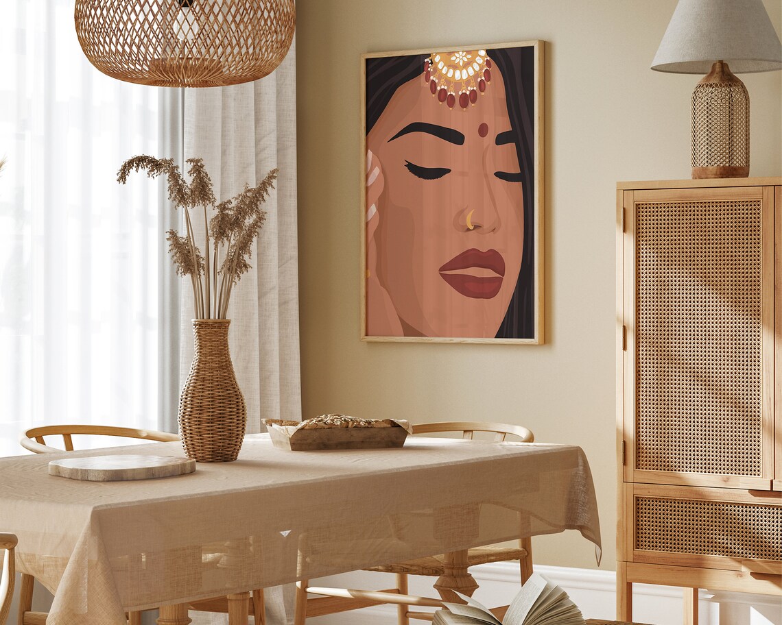 Desi Art Indian Wall Art, South Asian Art - Image 4