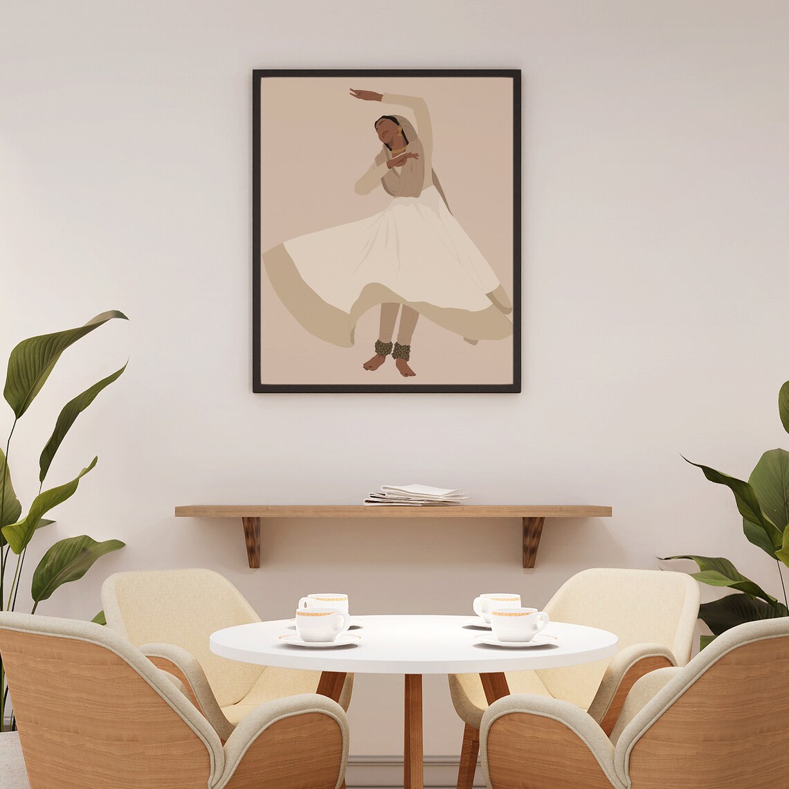 Sufi Kathak Dancer, South Asian Art Print - Image 4