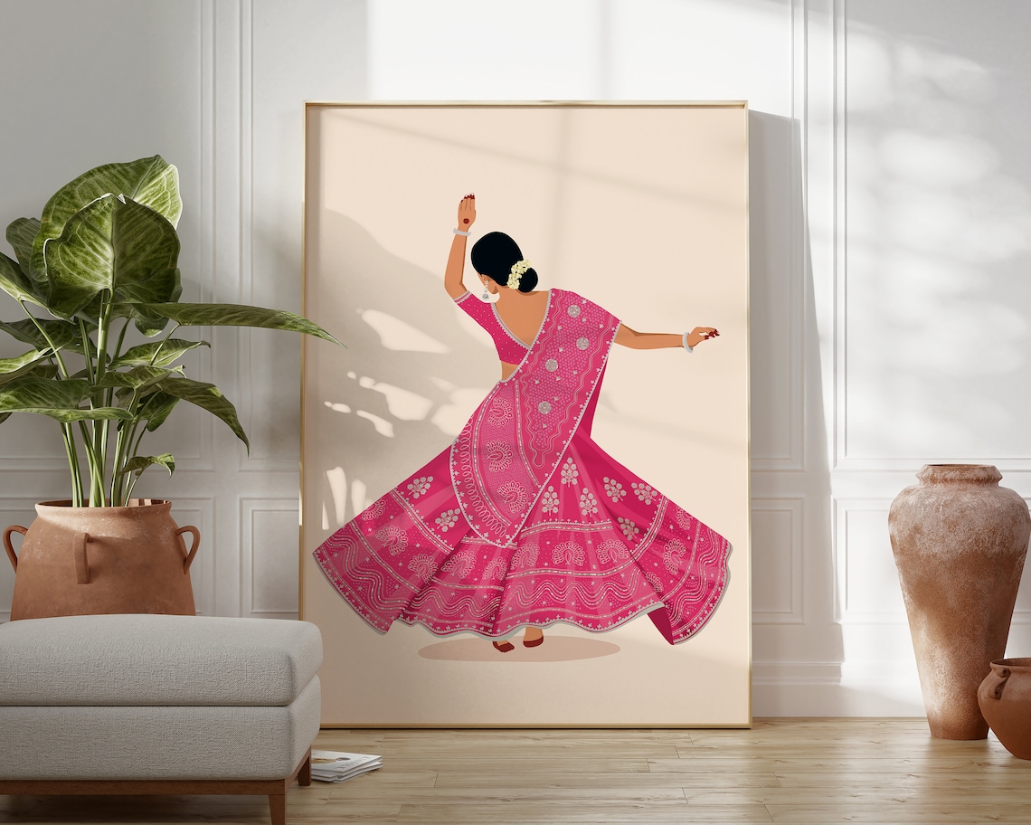 Kathak Dancer - South Asian Art - Image 4