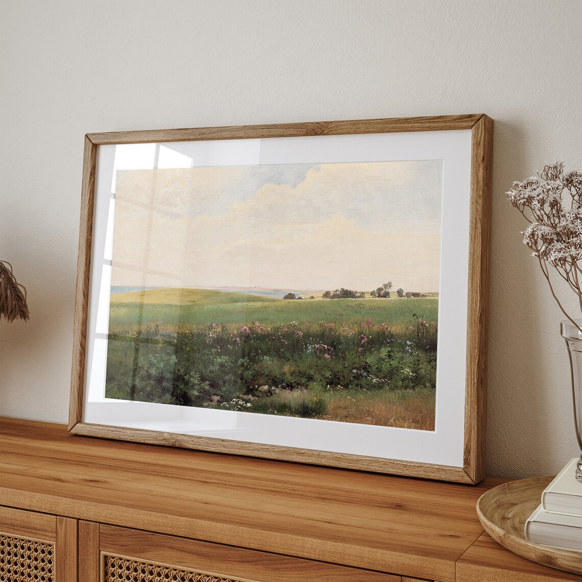 Landscape Painting Art Print, Country Farmhouse Decor - Image 3